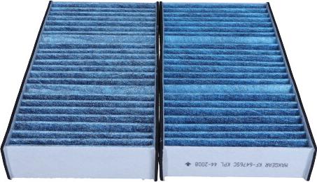 Maxgear 26-1778 - FILTR KABINY DB W166 M-KLASA 11- !!!KPL 2 SZT!!! SILVER CARBON Z JONAMI SREBRA I WĘGLEM AKTYWNYM
