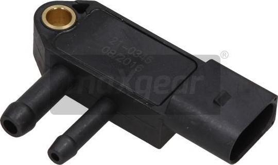 Maxgear 21-0345 - CZUJNIK CIŚN. SPALIN VW GOLF VI 2.0TDI