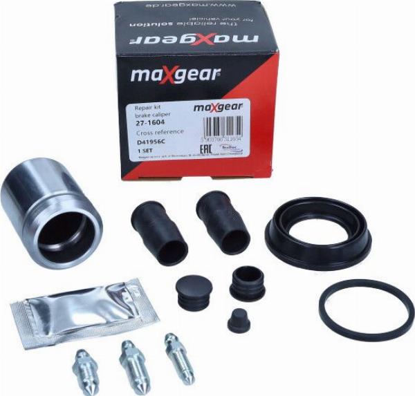 Maxgear 27-1604 - ZESTAW NAPR. ZACISKU HAM. VW T. MULTIVAN- TOUAREG- T5 03- 44MM Z TŁOCZKIEM