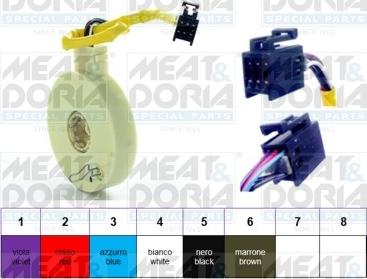 Meat & Doria 93051 — Czujnik kąta skrętu koła kierownicy