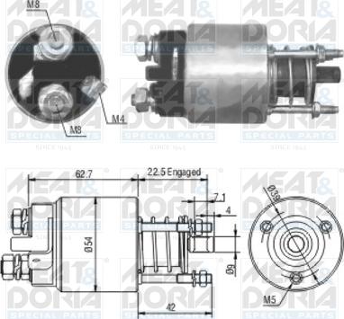 Meat & Doria 46005 - Elektromagnes rozrusznika