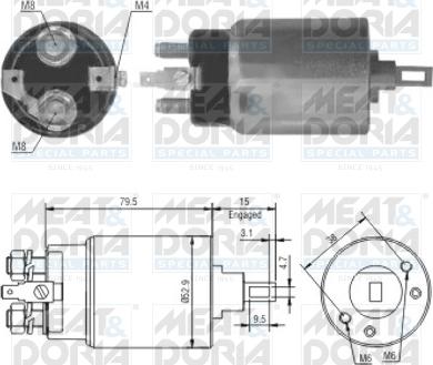 Meat & Doria 46022 — Włącznik elektromagnetyczny, rozrusznik
