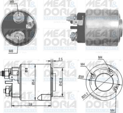 Meat & Doria 46160 — Włącznik elektromagnetyczny, rozrusznik