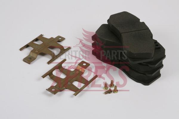 Meritor MDP5073 — Zestaw klocków hamulcowych, hamulce tarczowe