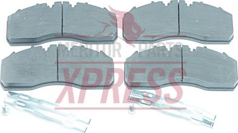 Meritor MDP3174K — Zestaw klocków hamulcowych, hamulce tarczowe
