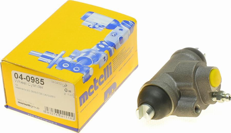 Metelli 04-0985 — Cylinderek hamulcowy