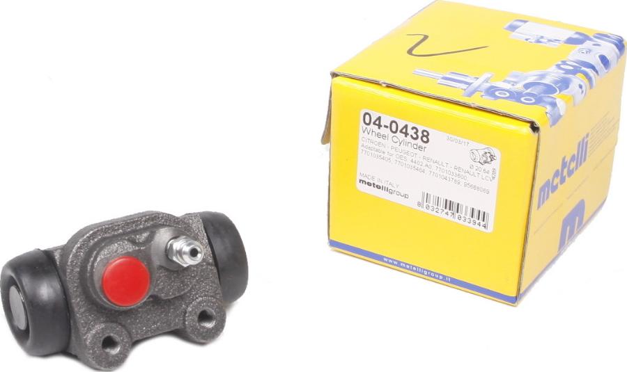 Metelli 04-0438 — Cylinderek hamulcowy