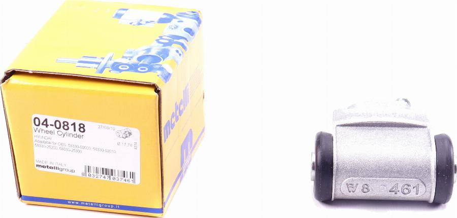 Metelli 04-0818 — Cylinderek hamulcowy