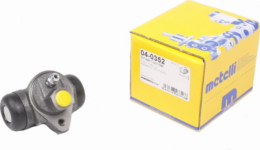 Metelli 04-0352 - CYLINDEREK HAM. FORD FIESTA 89