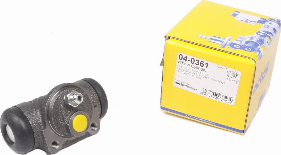 Metelli 04-0361 - CYLINDEREK HAM. RENAULT TRAFFIC