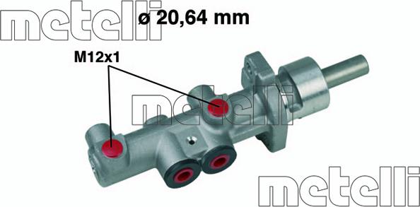 Metelli 05-0404 — Pompa hamulcowa