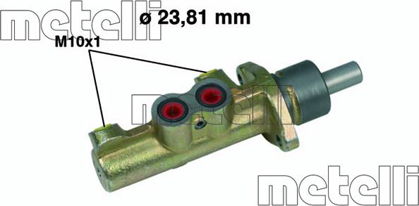 Metelli 05-0411 — Pompa hamulcowa
