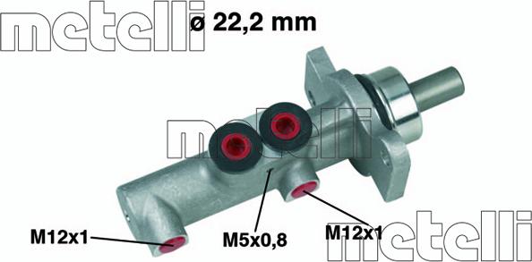 Metelli 05-0423 — Pompa hamulcowa
