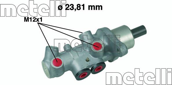 Metelli 05-0536 — Pompa hamulcowa
