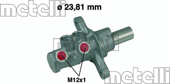 Metelli 05-0522 — Pompa hamulcowa