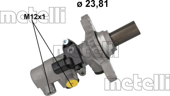 Metelli 05-1216 — Pompa hamulcowa