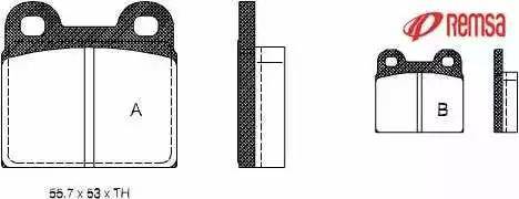Maxgear 19-3418 - KLOCKI HAM. ALFA T. GIULIA-GT-SPIDER-SAAB 900-GARBUS 63-93