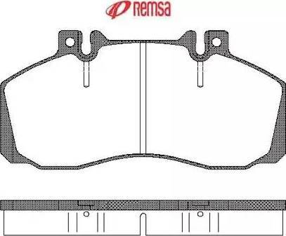 BOSCH 0 986 468 350 - Klocek hamulcowy kpl.
