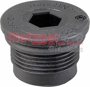 Metzger 8030097 - ŚRUBA SPUSTU OLEJU OEM BMW