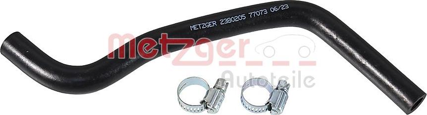 Metzger 2380205 — Wąż, wentylacja skrzyni korbowej