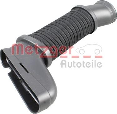 Metzger 2388016 — Przewód ssący, filtr powietrza