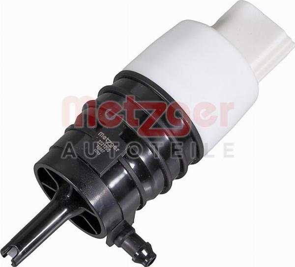 Metzger 2221205 - POMPKA SPRYSKIWACZA SZYBY CZOŁOWEJ BMW3.X4.X5.X6.X7.XM 04.18-