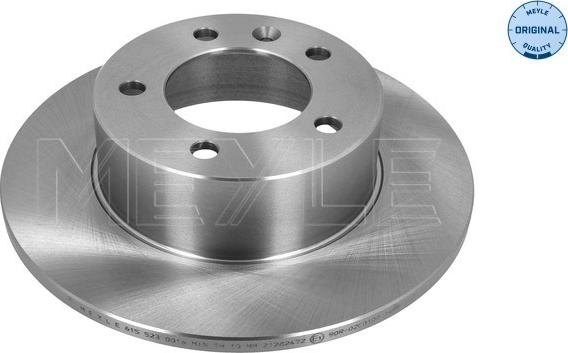 Meyle 615 523 0016 — Tarcza hamulcowa