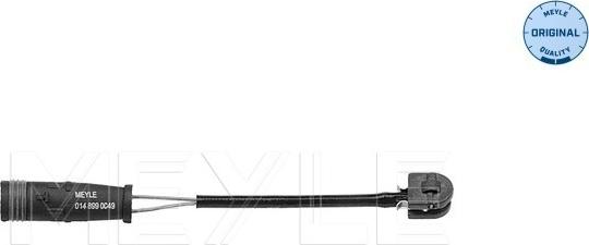 Meyle 014 899 0049 — Styk ostrzegawczy, zużycie okładzin hamulcowych