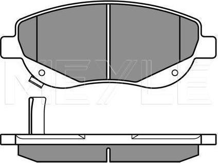 Meyle 025 249 4619/W - KLOCKI HAM. TOYOTA P. AVENSIS 09- Z CZUJNIKIEM