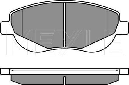 Meyle 025 249 4619/W - KLOCKI HAM. TOYOTA P. AVENSIS 09- Z CZUJNIKIEM