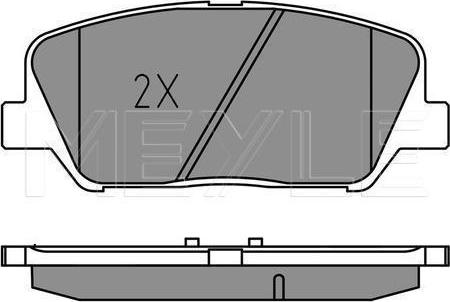 Meyle 025 249 1517 - KLOCKI HAM. HYUNDAI P. I30 1.4-1.6 CRDI 11-