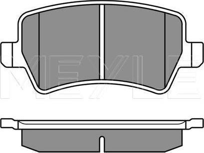 Meyle 025 244 9617 - KLOCKI HAM. VOLVO T. V70-S80