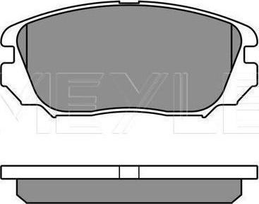 Meyle 025 244 1519/W - KLOCKI HAM. OPEL P. INSIGNIA 08- Z CZUJNIKIEM