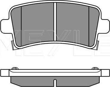 Meyle 025 244 2116/W - KLOCKI HAM. OPEL T. INSIGNIA 08- Z CZUJNIKIEM