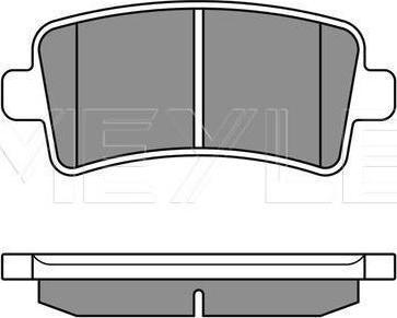 Meyle 025 244 2116/W - KLOCKI HAM. OPEL T. INSIGNIA 08- Z CZUJNIKIEM