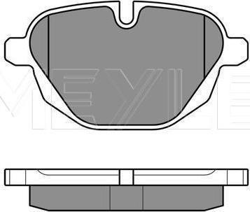 Meyle 025 245 6118 - KLOCKI HAM. BMW T. E89 Z4 09-