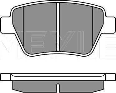 Meyle 025 245 6317/PD - KLOCKI HAM. VW T. A3-GOLF VI-OCTAVIA-SUPERB-YETI