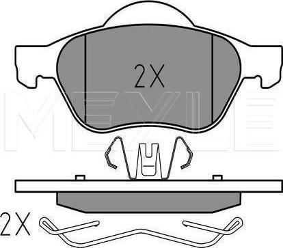 Meyle 025 245 3518 - KLOCKI HAM. RENAULT P. MEGANE-SCENIC 05-