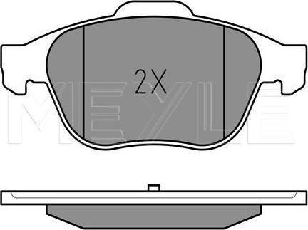 Meyle 025 245 3618 - KLOCKI HAM. RENAULT P. SCENIC 05- 1.9-2.0DCI-B