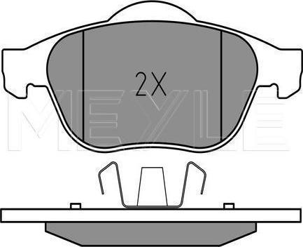 Meyle 025 245 3618 - KLOCKI HAM. RENAULT P. SCENIC 05- 1.9-2.0DCI-B