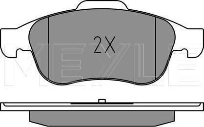 Meyle 025 245 3819 - KLOCKI HAM. JEEP P. RENEGADE 1.4-1.6-2.0 CRD 14-