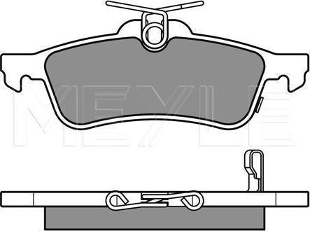 Meyle 025 245 7415/W - KLOCKI HAM. TOYOTA T. YARIS 05- Z CZUJNIKIEM
