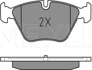 Meyle 025 246 9719 - KLOCKI HAM. BMW P. F10 520-535B-D 10-