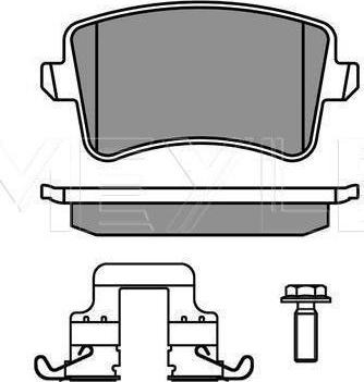 Meyle 025 246 0617/K1 - KLOCKI HAM. VW T. A4-A5-Q5