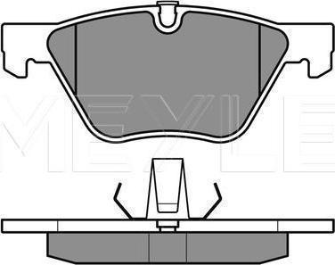 Meyle 025 240 9620 - KLOCKI HAM. BMW P. E87 05-