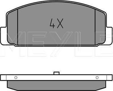 Meyle 025 240 4514 - KLOCKI HAM. MAZDA T. 626