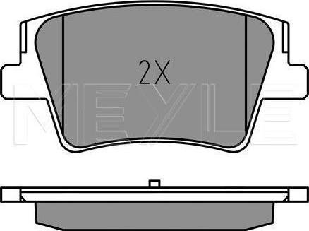 Meyle 025 240 0016 - KLOCKI HAM. HYUNDAI T. SANTA FE 2.0-2.2 CRDI-2.4-3.5 18-