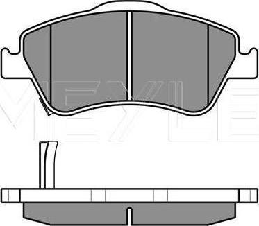 Meyle 025 241 2219/W - KLOCKI HAM. TOYOTA P. AURIS-COROLLA 06-14 Z CZUJNIKIEM