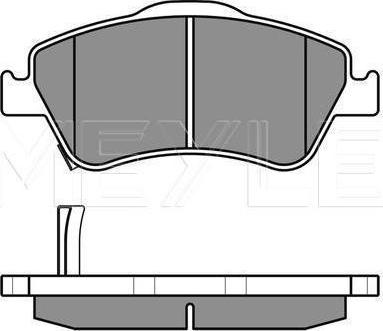Meyle 025 241 2219/W - KLOCKI HAM. TOYOTA P. AURIS-COROLLA 06-14 Z CZUJNIKIEM