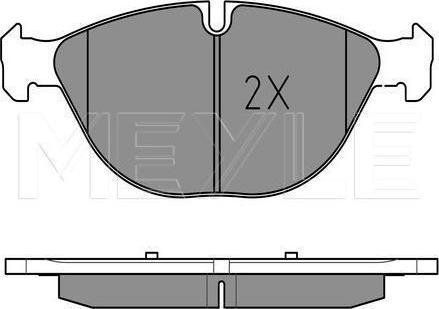 Meyle 025 241 7219 - KLOCKI HAM. BMW P. E70-E71 X5-X6 3.0-4.8 07-08